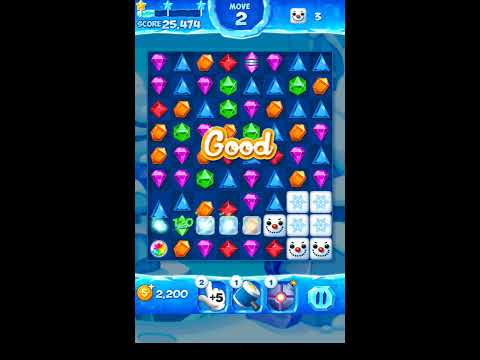Jewel Pop Mania:Match 3 Puzzle Level 103 ( Ice Cream Town Episode ) - Walkthrough ( No Booster )