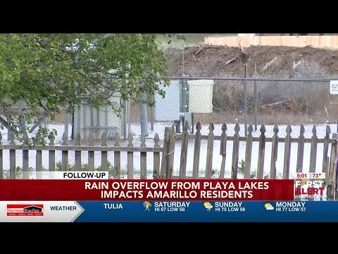 VIDEO: Rain overflow from playa lakes impact Amarillo residents