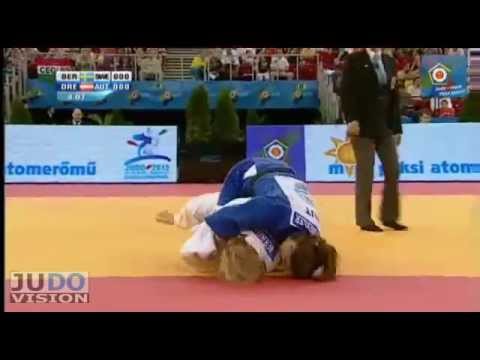 Judo European Championships 2013: Anna BERNHOLM (SWE) - Hilde DREXLER (AUT) Repechage [-63kg]