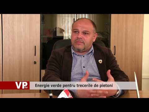 Energie verde pentru trecerile de pietoni