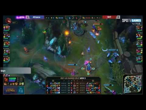 Blank (Leesin) Perfect Insec | LCK Summer 2017 Highlights | SKT vs AFS