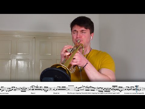 How many techniques can you fit into a trumpet solo (tastefully..?)