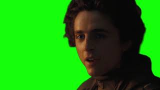 Dune Part Two "may thy knife chip and shatter" green screen