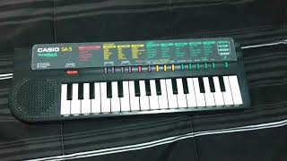Video thumbnail for Casio SA-5 SongBank Keyboard Demo Songs by PipeNacho1985