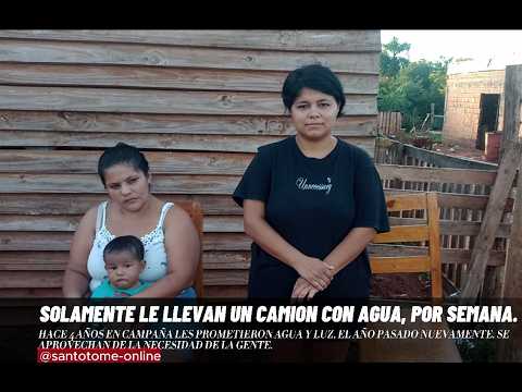 SANTO TOMÉ: Barrio La Villita, cansados de mentiras marcharán hasta el Municipio.