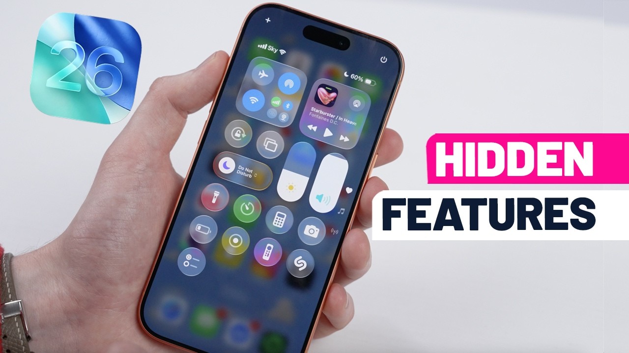 5 hidden iOS 26 features you NEED to try - YouTube