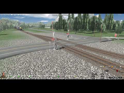 Trainz 2019 (TRS19) CSX Light Power Move Heads Toward Set-out Siding on Herman Loop