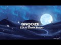 SZA Justin Bieber Snooze Original Version Lyric Video