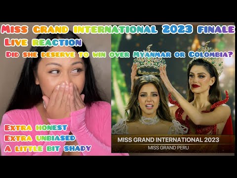 LIVE Reaction to Miss Grand international 2023 | Luciana Fuster is MGI 2023 | yasss Peru! 🇵🇪 🎉🍾