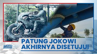 Sempat Jadi Kontroversi, Pemasangan Patung Jokowi Naik Motor di Sirkuit Mandalika Akhirnya Disetujui