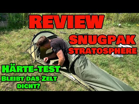 Review Zelt .Snugpak Stratosphere Biwaksack [Test] KlappspatenTV
