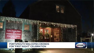 Thousands gather to celebrate New Year's Eve at Portsmouth's First Night