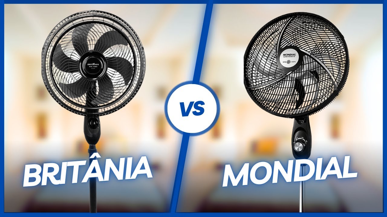 [✅COMPARATIVO✅] VENTILADOR DE COLUNA Britânia BVT450 Maxx Force ou Mondial VSP-40C-B  QUAL O MELHOR