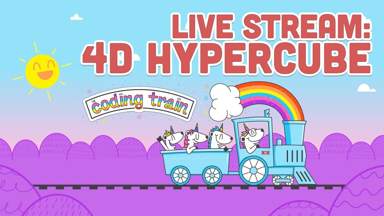 Coding Train Live #148.2: 4D Hypercube