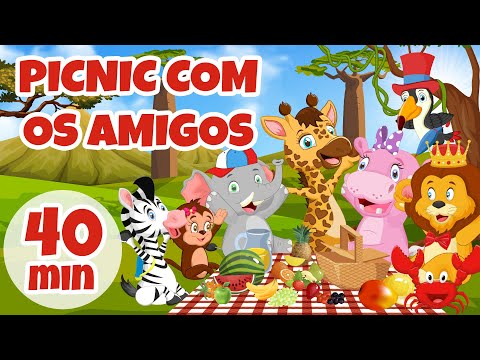 PicNic com os Amigos - Giramille 40 min | Desenho Animado Musical