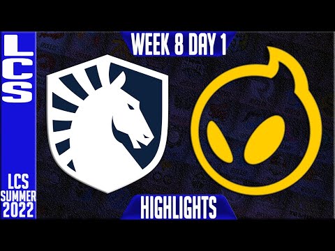 TL vs DIG Highlights | LCS Summer 2022 W8D1 | Team Liquid vs Dignitas