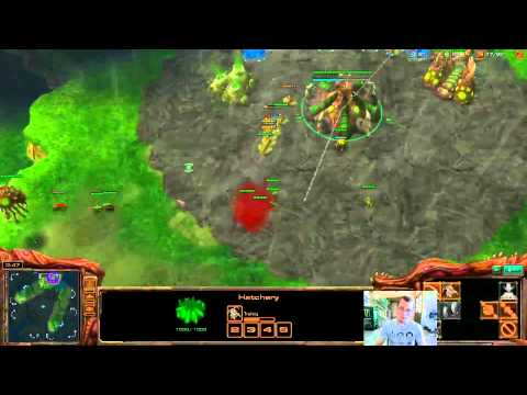 IdrA [FPVOD w/C] vs GGlastshadow - [ZvZ Shattered Temple 1v1]