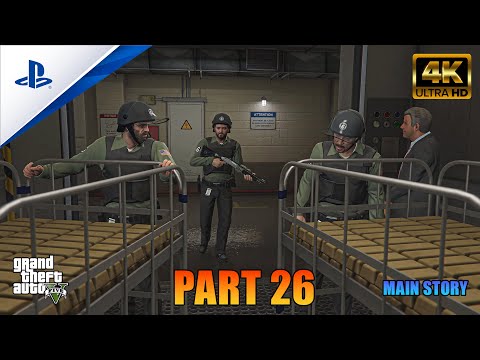 GTA V Enhanced Edition - Part 26: The Big Score 2/2 | No Commentary [PS5 4K ULTRA GRAPHICS]