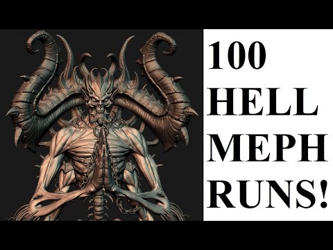 100 HELL MEPHISTO RUNS - Diablo II: Ressurected (D2R)