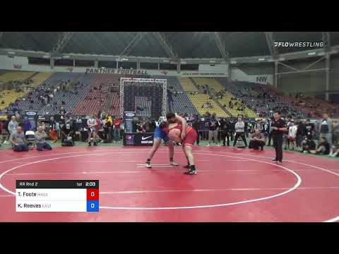 130 Kg Rr Rnd 2 - Tom Foote, Massachusetts Vs Kaleb Reeves, Eastern Iowa Wrestling Club 8a69