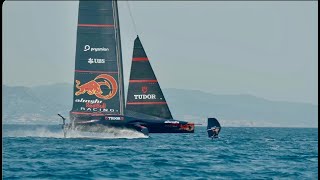 RACING the FASTEST SAILBOAT in the WORLD on my FOIL (AC 75 Alinghi Red Bull Racing)
