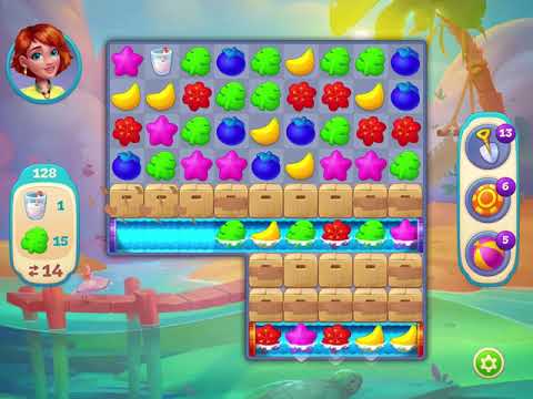 Hawaii Match-3 Mania - Level 128 - No Booster - FULL STORY - CaroGamesNL -