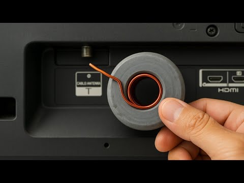 Verabschiede dich vom Internet! Platziere eine Feder auf einem Magneten und schau dir alle TV-Sender