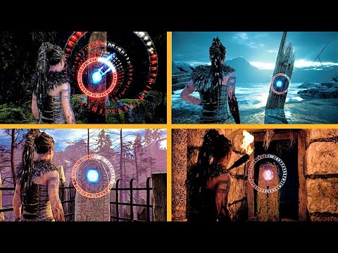 Hellblade: Senua's Sacrifice Enhanced | All 44 Lorestones | RTX 4K