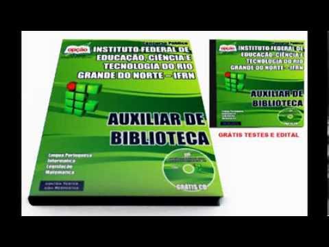 Apostila Concurso IFRN 2015 - Auxiliar de Biblioteca