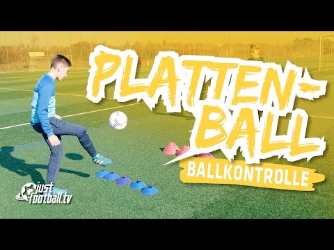 Fussballtraining: Plattenball - Ballkontrolle - Technik