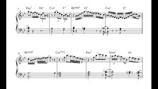 'Celia' - Bud Powell (Solo Transcription)