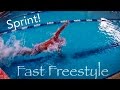 How to swim fast freestyle. Sprint front crawl