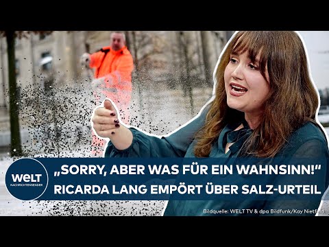 BERLIN: Streusalz-Urteil sorgt für Kopfschütteln! Sogar Ricarda Lang kann Entscheidung nicht fassen
