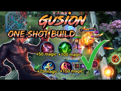 This New Gusion build can instantly one shot the enemy🔥| GUSION MONTAGE