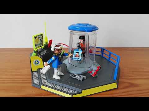 Unboxing Playmobil (fr) 70009 Galaxy Police - Super Set La Prison galactique # 1 (1/8). (HD)