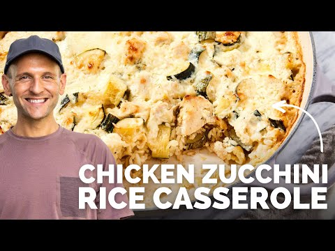 Chicken, Zucchini & Rice Casserole | The perfect summer weeknight recipe!