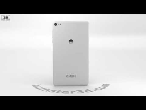 Huawei MediaPad T2 7.0 Pro White 3D model by 3DModels.org