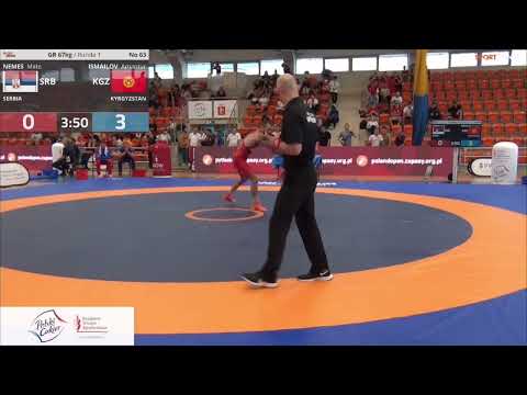 M. NEMEŠ (SRB) vs A. ISMAILOV (KGZ) | Round 1 67 | 2024 Poland open