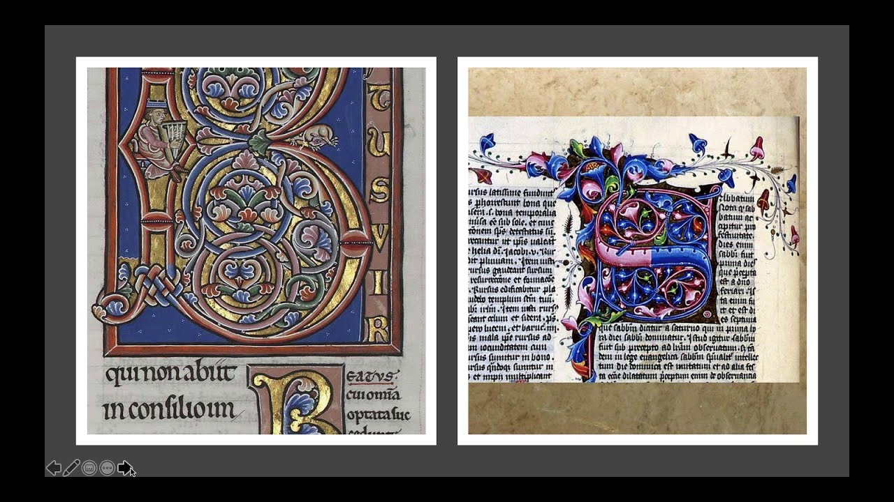 Illuminated letters powerpoint