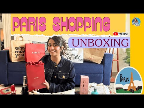 PARIS SHOPPING UNBOXING VLOG || GIFT ITEMS || SHOPPING ||