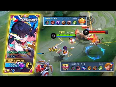 RUBY LATE GAME COMEBACK!🔥RUBY BEST BUILD 2023