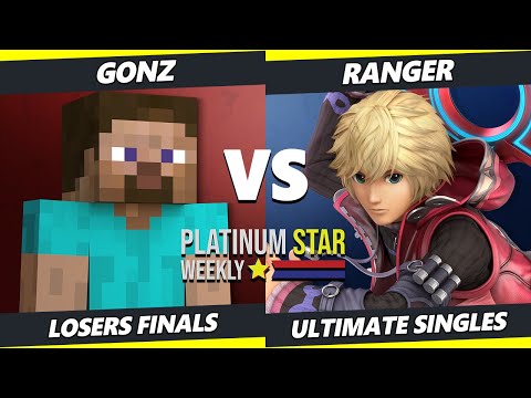 PSW S15:W12 Losers Finals - Gonz (Steve) Vs. Ranger (Shulk) SSBU Ultimate Tournament