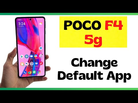 How to Change Default App - POCO F4 5G Apps Settings How to