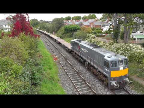 IÉ 076 on Panel Wagon Transfers @ North Wall & Claude Road - 24th @ 25th September 2018
