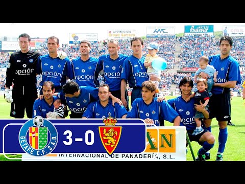 Resumen Getafe CF 3-0 Real Zaragoza LaLiga 2004/05