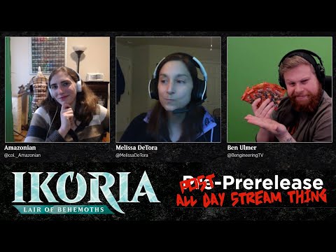 Ikoria: Lair of Behemoths Post-PreRelease with Ben, Melissa DeTora, and Amazonian