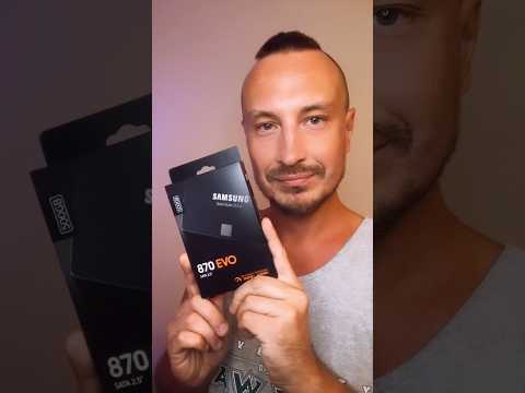 Unboxing and replacing an old HDD to new SSD Samsung 870 EVO