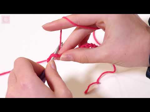 Crocheting single crochet stitches - Crocheting for left-handers - Wollplatz.de