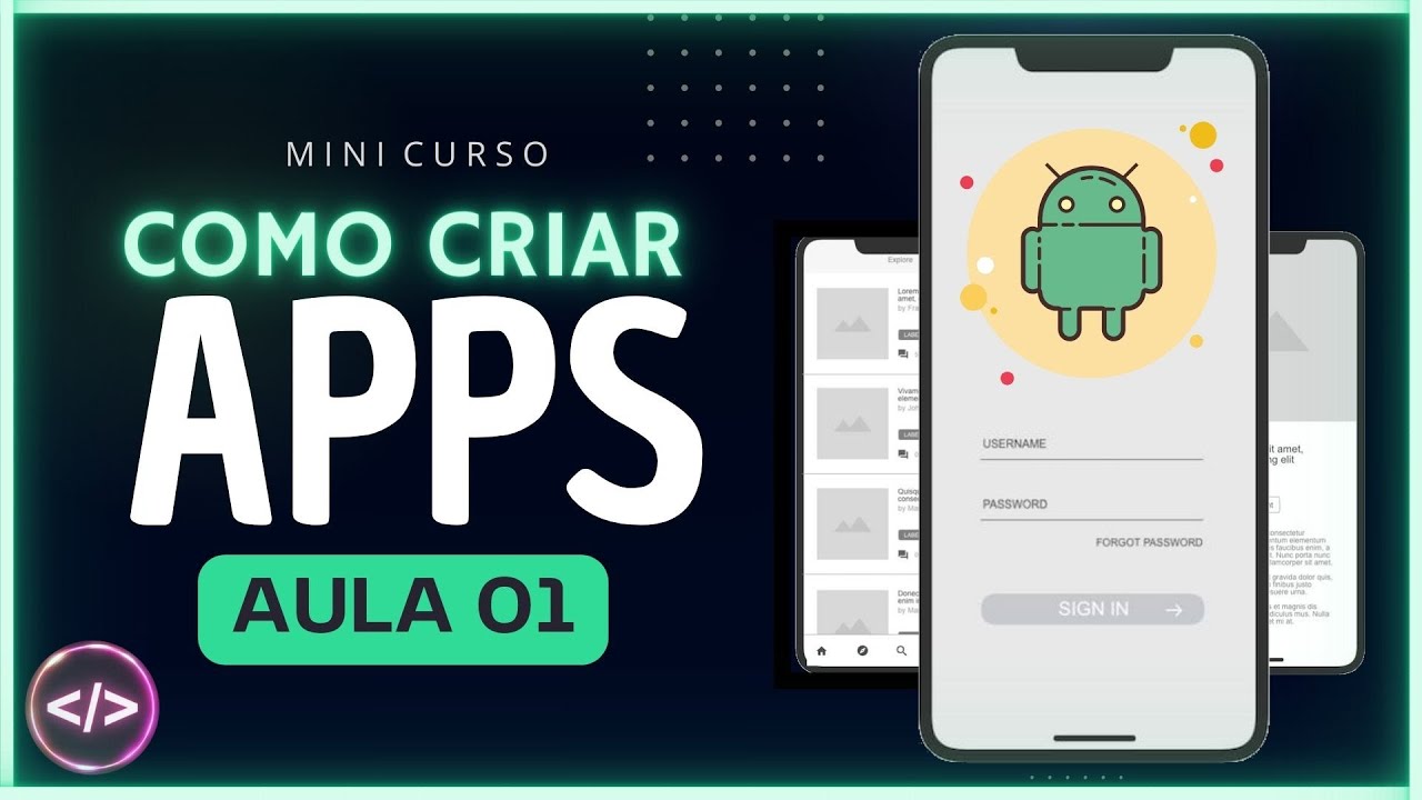 Como Criar Aplicativos com Programação - Aula 01