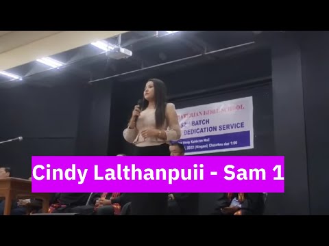 Cindy Lalthanpuii - Sam 1 LIVE